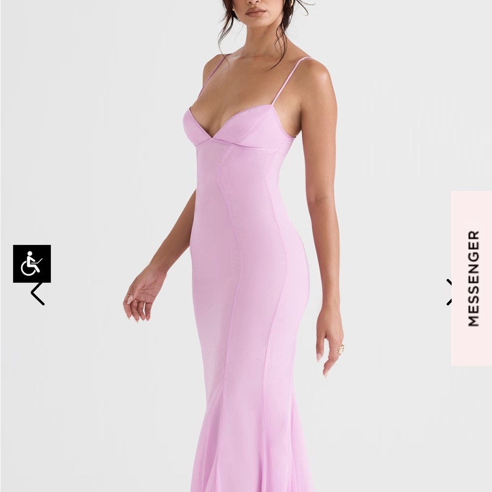 House of CB NWT Pink gown, Size Small, Regular Cup